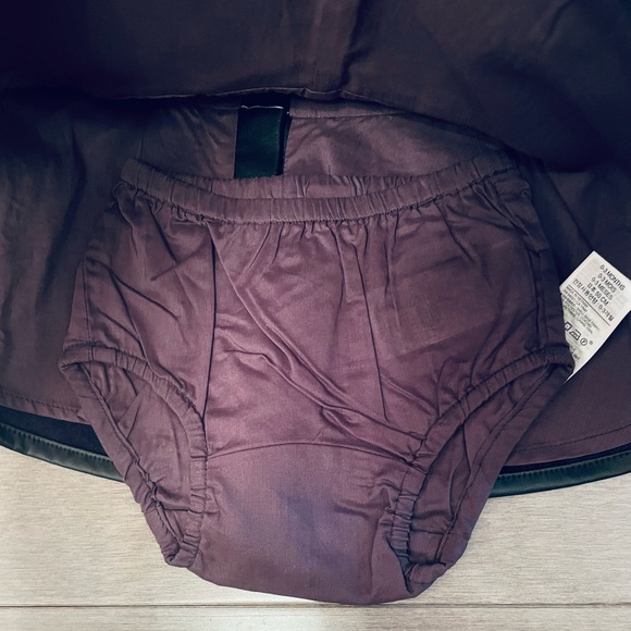 Baby vegan leather dress. - Picture 2 of 4